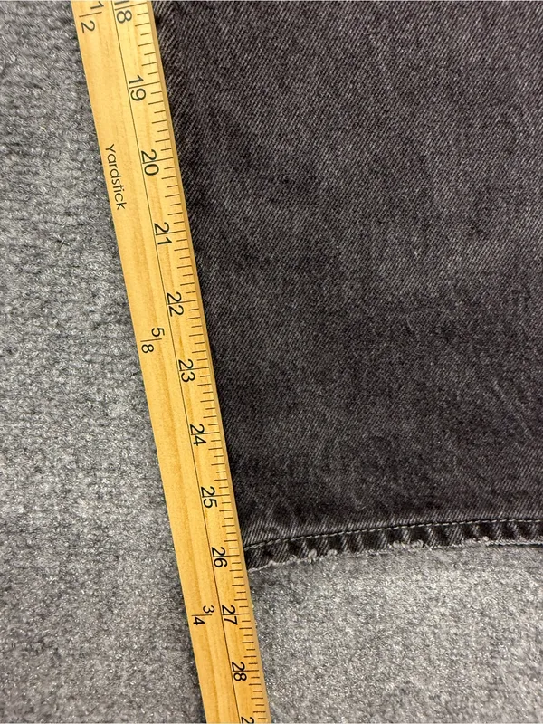 Levi’s Womans 24 Straight Ankle NWT Distressed Black Straight-Leg Jeans - Image 7