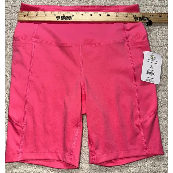 Athletic Works Biker Shorts Women S Pink Lavender Crossover Waist Bundle‎ 2 pair - Image 11