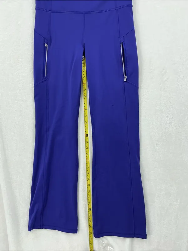 Athleta Violet Flare Yoga Pants - Image 4