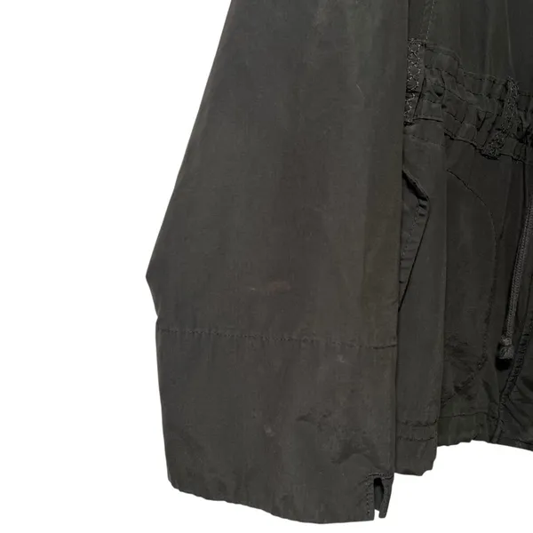 Woolrich Army Green Utility Field Jacket Safari Anorak Cinch Waist Medium - Image 3