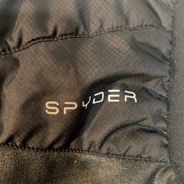 Spyder Black Sleeveless Full Zip Front Mock Neck Casual Vest Women Sz M - Image 6