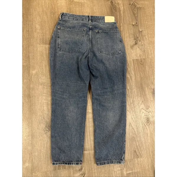 Everlane Jeans Womens 30 Blue 90s Cheeky Jean Crop Organic‎ Cotton Button Fly - Image 8