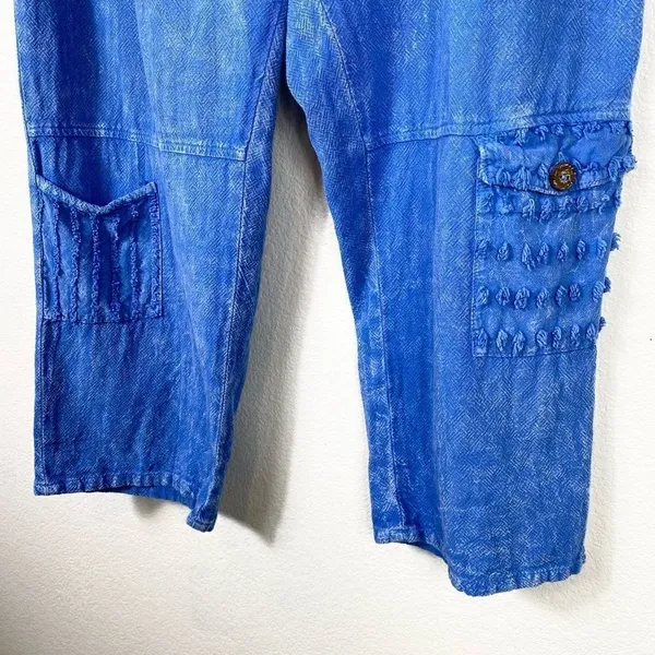 Vintage Produce Company Blue Wash Boho Pants - Image 2