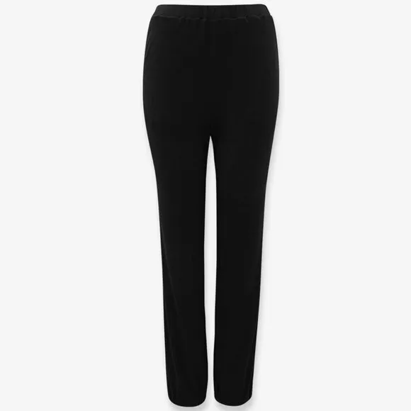 Pomelo Elastic Waist Cropped Jogger Pants - Black‎ Size M - Image 2