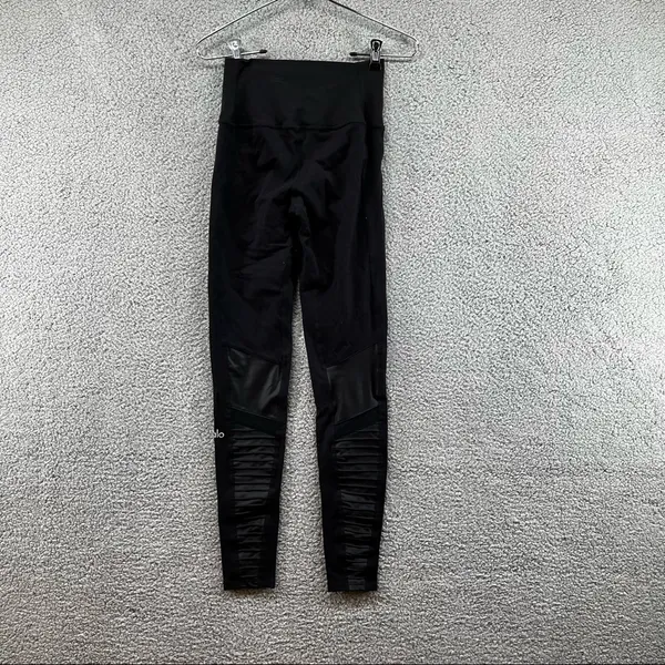Alo High-Waist Moto Legging Black size XS - Image 5
