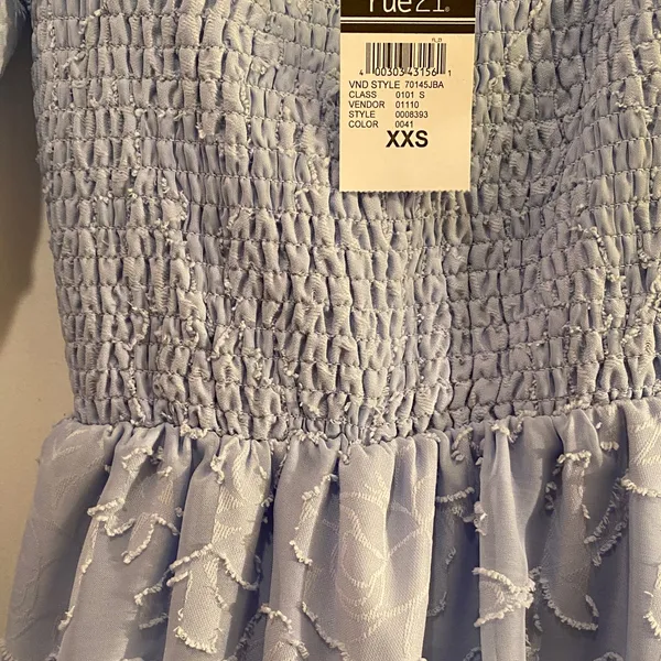 Rue21 Sky Blue Long Sleeve Romper Dress - Image 10