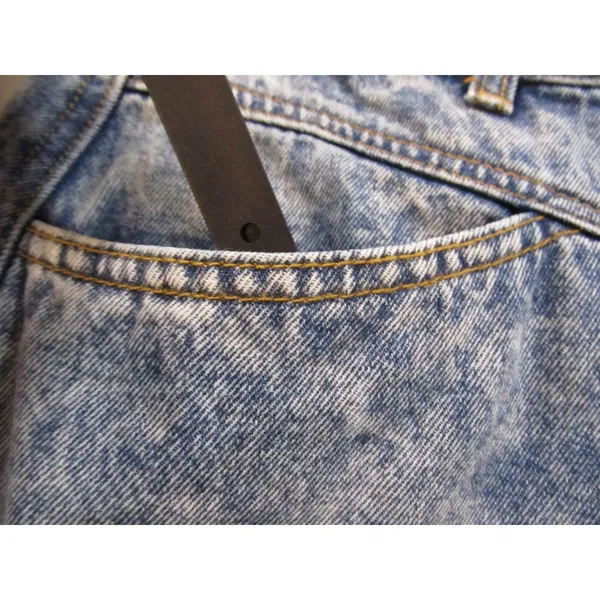Cotton On 91 Denim Mini Skirt Blue Stone Acid Wash High Rise A Line Retro 6 - Image 9