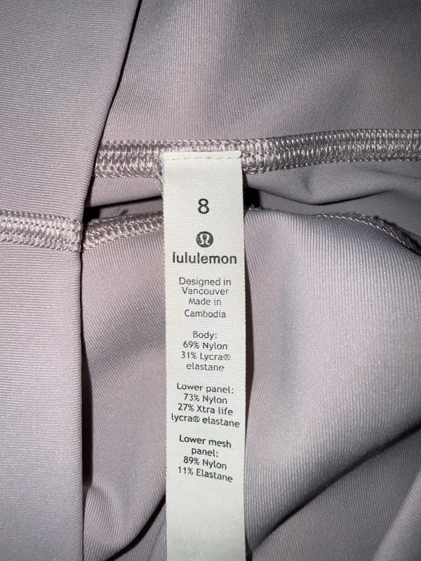 Lululemon Wunder Under High-Rise Crop 23" Scallop Mesh - Image 5