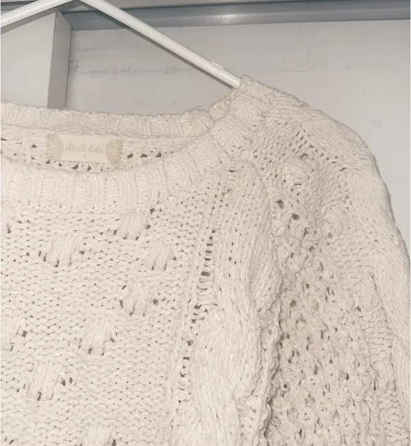 Cream Altar’d State Knit Sweater - Image 3
