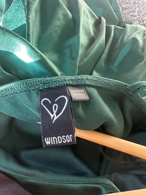Windsor Emerald Green Dress Long - Image 3