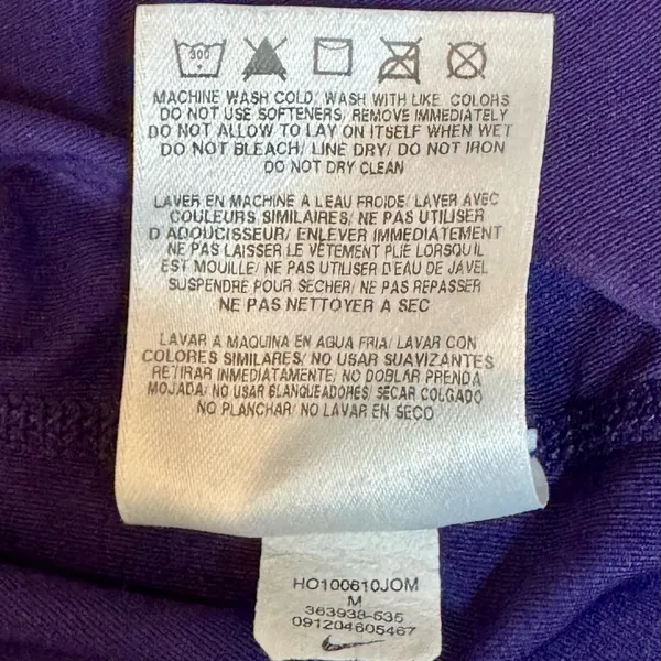 Nike Pro Combat Dri-FIT Compression Top Purple Volt Athletic Gym Women M Fitted - Image 9