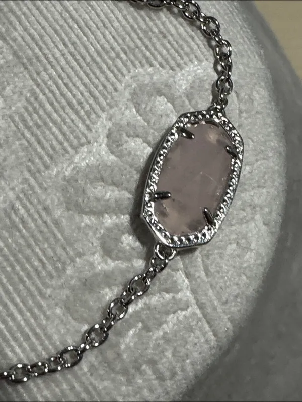Kendra Scott Elaina Silver Chain Bracelet new adjustable - Image 3