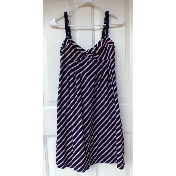 American Eagle Striped Versatile Summer Striped Cotton Dress Size 4 Gators UF - Image 2