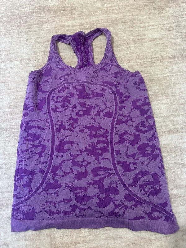 Lululemon Swiftly Tech Racerback Heathered Tender Violet size 8 - Image 2