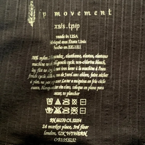 NEW Free People Movement‎ Good Karma Biker Shorts in Black - Image 6
