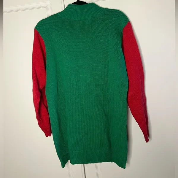 Vintage 1980s Knit Christmas Sweater - Image 8