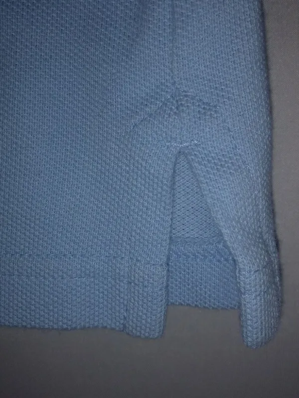 Brooks Bros M Baby Blue Knit Cotton Top - Image 2