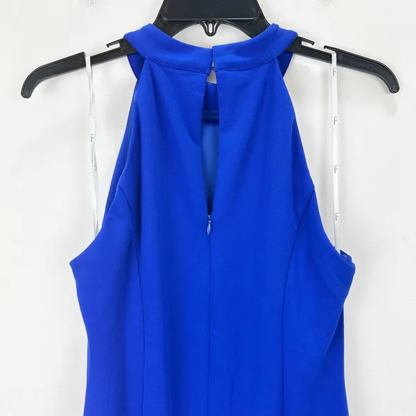 Lulus All About Dancing Royal Blue Halter Ruffled Mini Dress Party Large NWT - Image 10