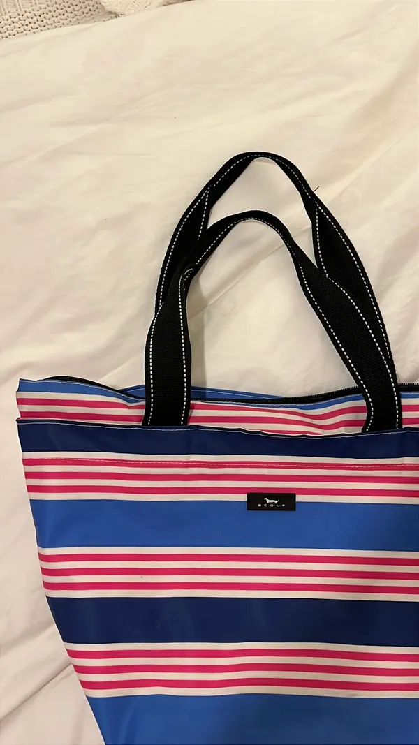 Scout Tote Bag Blue - Image 5