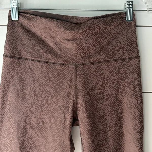 Aerie Brown Leggings with Tapered Design Sz M - Image 2