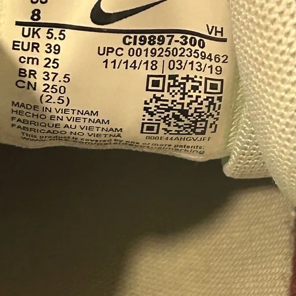 Nike White and Multi Color Air Max Sneakers - Image 6