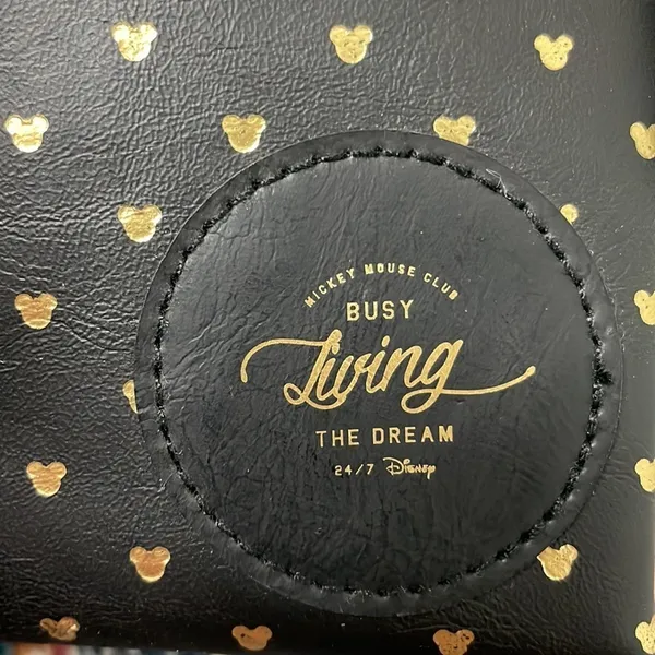 Disney X Typo black and gold pouch - Image 4
