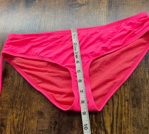 Title Nine pink bikini bottom ties on sides Size M - Image 3