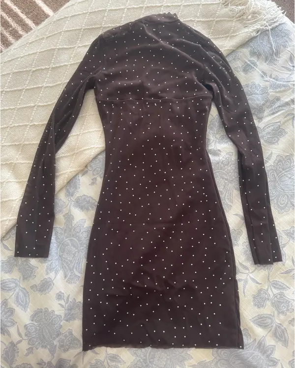 Francesca's Long sleeve Bodycon sequin dress - Image 3
