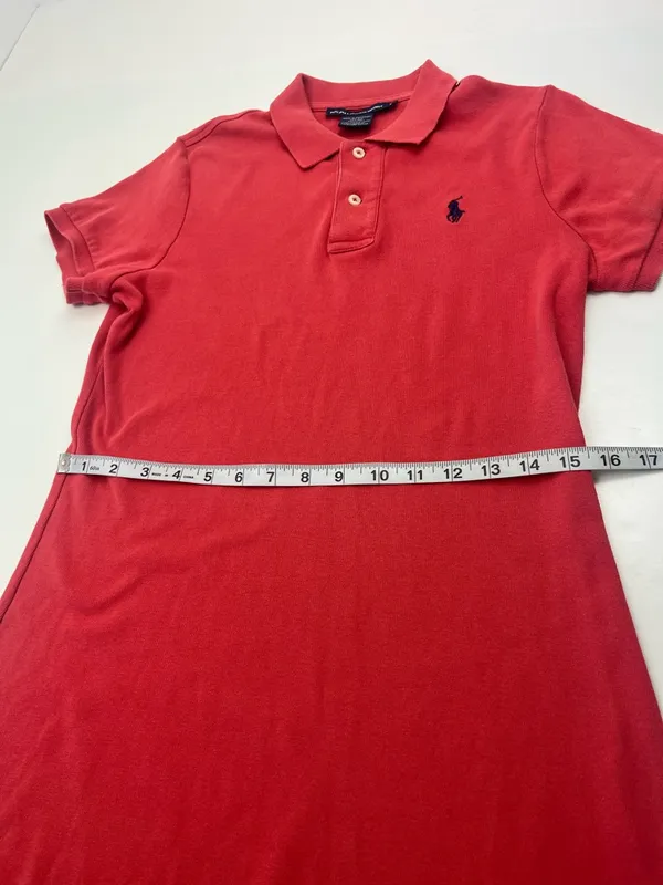 Ralph Lauren Sport Womens Size Medium Polo Dress‎ Pink Short Sleeve Preppy - Image 8