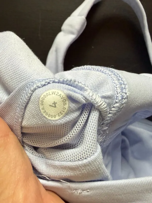 Lululemon Energy Long Line Light Blue or Lilac sports bra Size 4 - Image 4