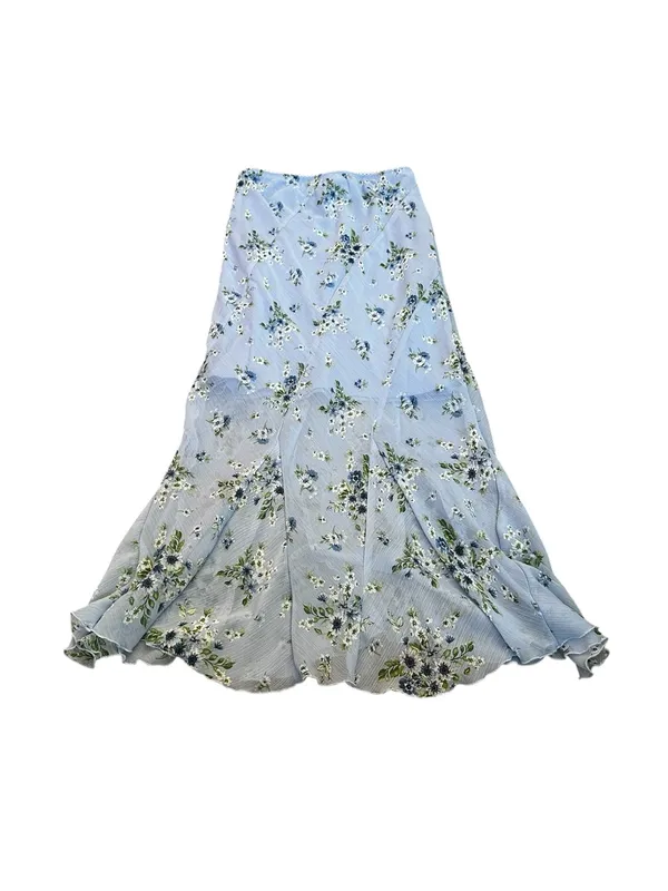 B-Wear Floral Midi Slip Skirt Fairy Grunge Feminine Cottage Coquette Coquette - Image 5