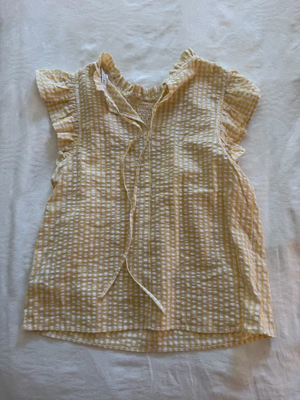 English Factory Yellow Gingham Top - Image 2