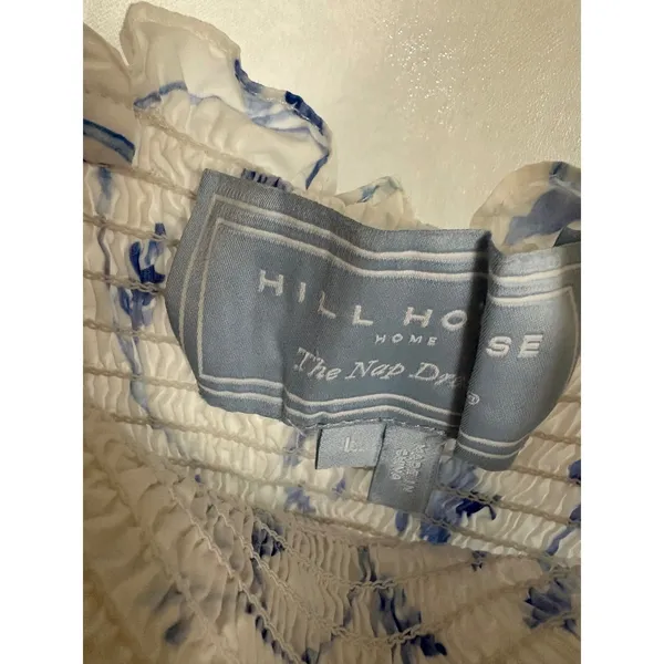 Hill House‎ The Ellie Nap Dress in Blue Botanical Size Large - Image 4