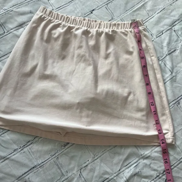 Nike Dri-FIT Peach Beige Tennis Mini Skirt Women’s Small Elastic Waist Athletic - Image 10