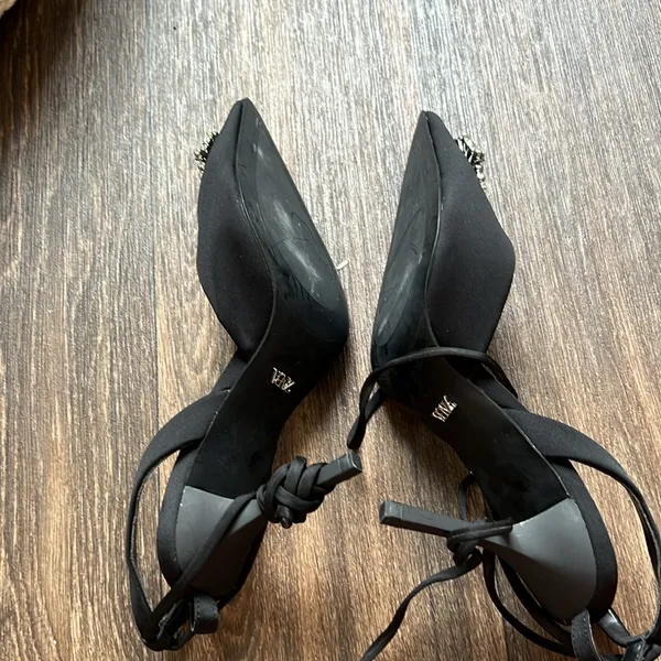 Zara Jeweled Heels - Image 5