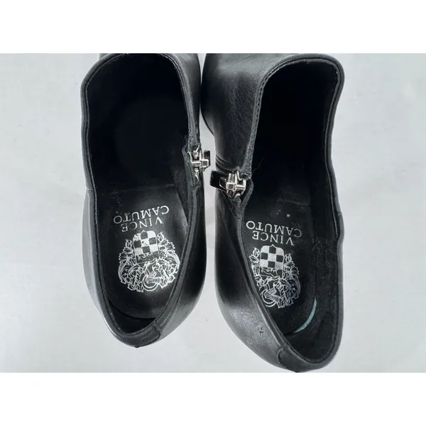 Vince Camuto Womens Leather Low Platform Elvin Ankle Boots Black Size 8 M - Image 15
