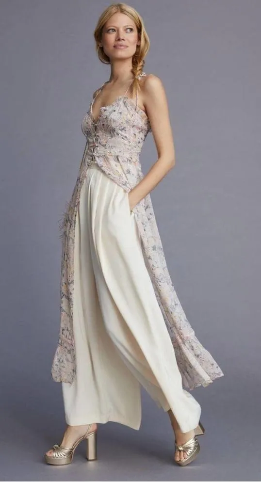 Anthropologie Sheer Curtain Top - - Image 4