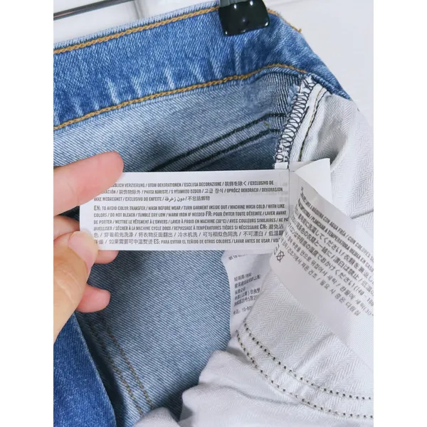 Abercrombie & Fitch 90s Straight Low Rise Distressed Jeans Size 27 Tall (4L) - Image 11
