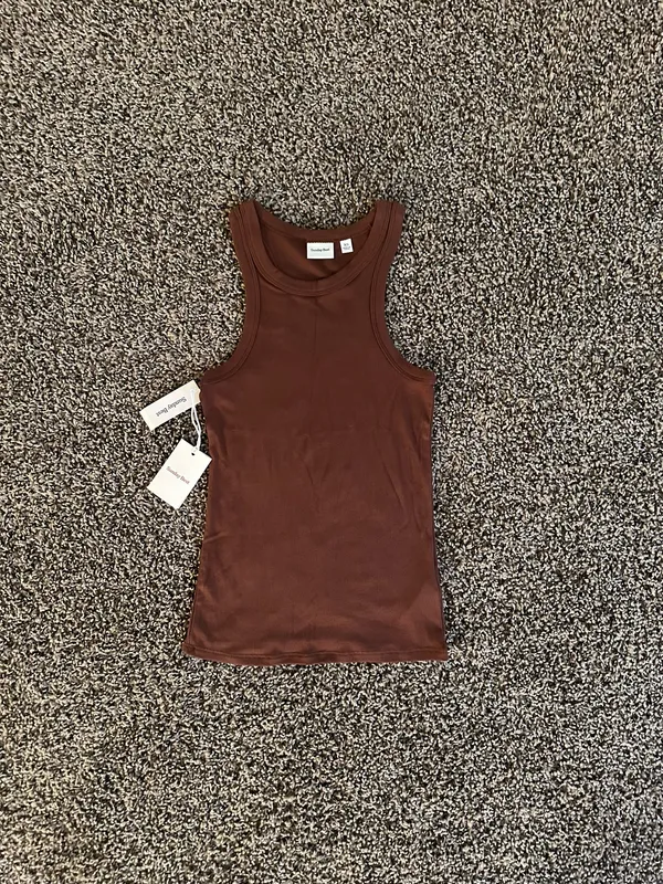 Sunday Best Honor Hip Tank in brown, size XS - Image 6