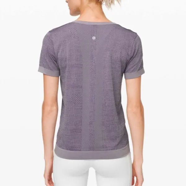 Lululemon Swiftly Relaxed Short Sleeve Purple Quartz / Violet Grey - Image 3