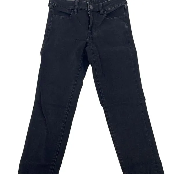 American Eagle Womens Skinny Jegging Jeans Denim Stretch Black‎ Size 6 Regular - Image 3