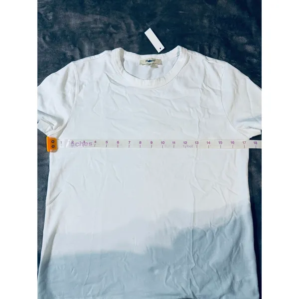 NWT Madewell The Perfect Crewneck Tee in Cotton Eyelet White‎ Size XXS Causal - Image 9