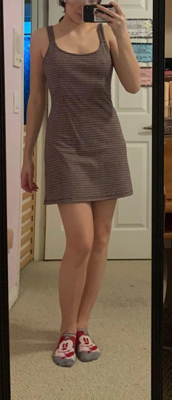 Glen Plaid Dress - Image 4