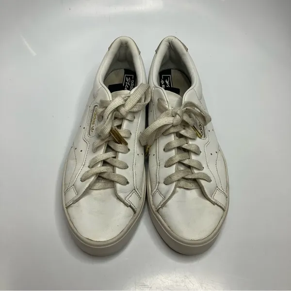 Adidas originals super sleek‎ white sneakers size 7 - Image 5