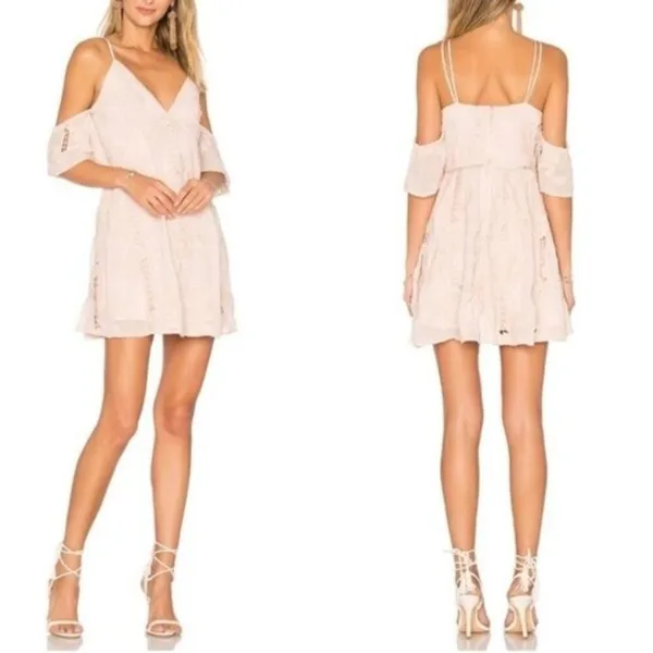 Lovers + Friends Blush Floral Mini Dress XS - Image 2