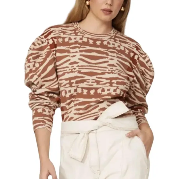 Ulla Johnson Livia Tigers Eye Jacquard Pullover - XL - Image 11