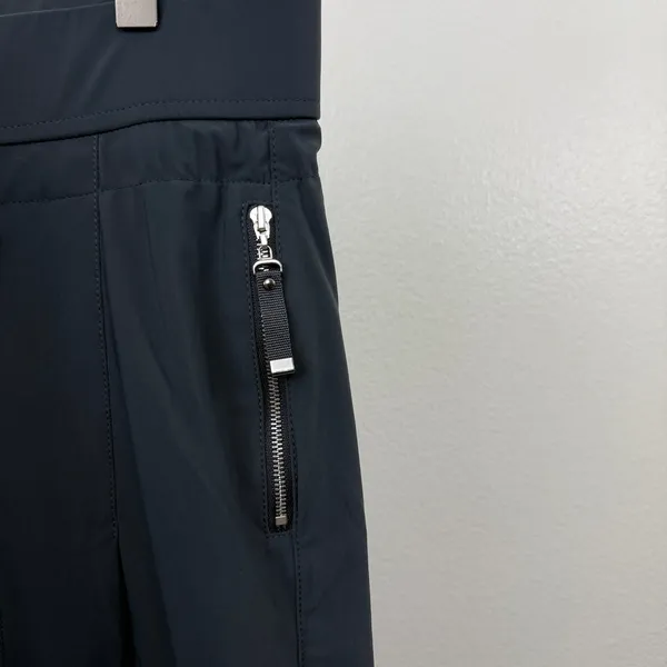 Rafaello Rossi Candy Pants Womens Size 38 M Dark Grey Elastic Waist Zipper 32x29 - Image 4