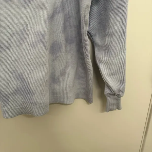 Aerie Oversized Blue Tie Dye Pullover Sweatshirt - Image 4