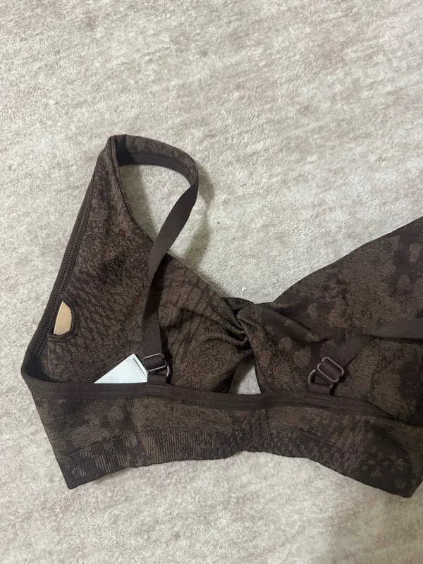 Gymshark animal seamless sports bra size small - Image 2