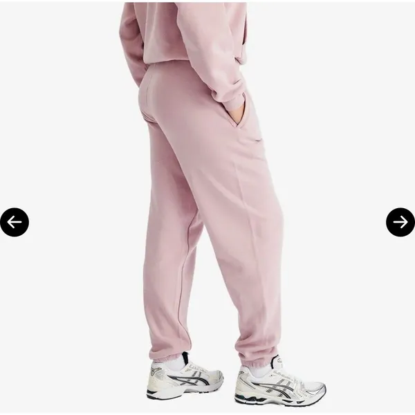 Skims Womens Light Pink Sweatpant Joggers 2X Comfy Cozy Lounge - Image 2